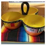 Southwestern Print Mats & Condiment Server