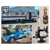 Airstream, Chevy, Singer, Decanter