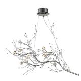 10-Light Tree Branch Crystal Hanging Light