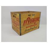 Hydrox Beverages Wood Crate