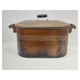 Copper Boiler Wash Tub With Lid
