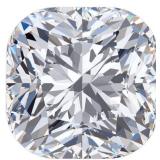 Cushion 3.07 carats G VS2 Certified Lab Diamond