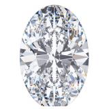 Oval 2.03 carats F VS1 Certified Lab Diamond