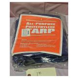 New Blue/Blue All Purpose Polyethylene Tarp 22JC25