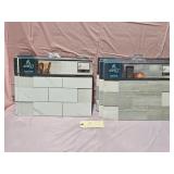 Aspect Collage Gray Subway PVC Peel & Stick Tiles