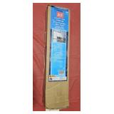2' 26 1/2 x60 White Cordless Faux Wood Blind
