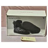 Sharper Image Heated Indoor/Outdoor Slippers L