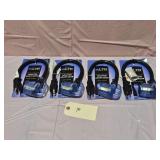 4pk mLTH RV Adapter Extension Cords 15ARVCD30F15M