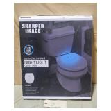 New Sharper Image Sound LED Nightlight Toilet Seat