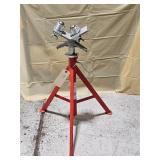 Used RIDGID VJ-99 V-Head High Pipe Stand 56662