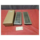 2pk 4'x14' Brown Floor Sidewall Registers