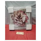 12X12 Canvas Asian Flower Wall Art B0D6KH6VSD