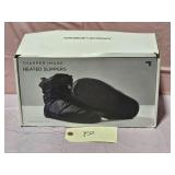 Sharper Image Heated Indoor/Outdoor Slippers L