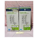 2 GE Dual-stage GXK255TBN Sink Water Filter System