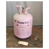 used 30Lbs Cylinder of Forane 502 Refrigerant Gas