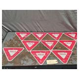 Triangular YIELD Signs19'in 21'in x 34'in x 29'in