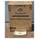 Favoyard 17 ï¿½16'ï¿½2' Patio Chair Cushion ZD002