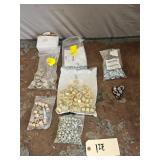 Collection of Assorted Sized Metal Nuts