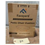 Favoyard 17 ï¿½16'ï¿½2' Patio Chair Cushion ZD002