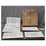 6-piece ceiling vent set 14in x 6in X004GDEAXL