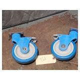Used 2 Pedigo Revolve 6' Casters