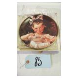1977 CORNFLAKE GIRL CHINA PLATE SEE DESC