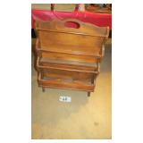 DOUBLE SIDED MAGAZINE/BOOK RACK- SEE DESC.