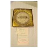IMPERIAL 1970'S GLASS PLATE - 1ST DAY OF CHRISTMAS