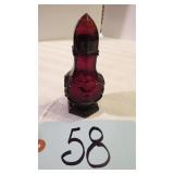CAPE COD RUBY RED AVON BOTTLE WITH PARFUME
