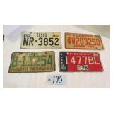 MISC LICENSE PLATES