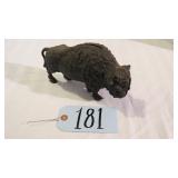 CAST IRON BUFFALO BANK A. SMITH