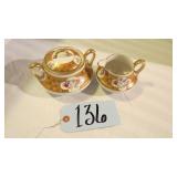 VTG MORIMURA NIPPON SUGAR / CREAMER SET SEE DESC