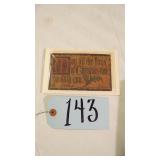 VINTAGE LEATHER POST CARD