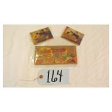 VINTAGE WALT DISNEY HALOGRAPHIC CARDS AND COMIC