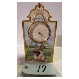 #AO628 HEIRLOOM PORCELAIN CLOCK SEE DESC