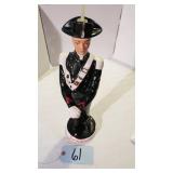 VINTAGE LIQUORE GALLIANO ITALIAN SOLDIER DECANTER