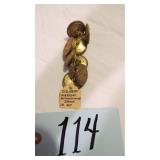 WWII US ARMY OVERCOAT BRASS BUTTONS 10 TOTAL