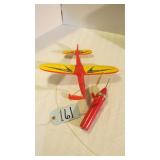 SUPER FLASH ELECTROMIC VINTAGE AIRPLANE-UNTESTED