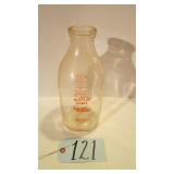 MANLEY DAIRY MILK BOTTLE VTG MONTPELIER OHIO
