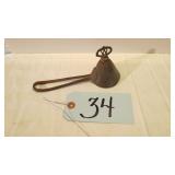 ANTIQUE GILCHRIST TURNKEY METAL ICE CREAM SCOOP