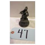 VINTAGE FINE PEWTER THE CANDLE MAKER 1974 SEE DESC
