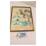 FRAMED HANDKERCHIEF