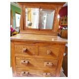 Homemade Doll Dresser & Doll Clothes