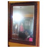 Antique Mirror & Stand