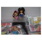 1960's Mattel Liddle Kiddle Dolls, Clothes & Other