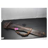 Antique Leather Rifle Scabbard *Note*
