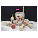 Floral 3D Trash Can, Soap Dispenser, And More