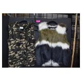 Gianni Bini Faux Fur Vest & Women's Camo Vest