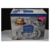 20 Pc. Dinnerware Set 'Birds Of Paradise' Pattern