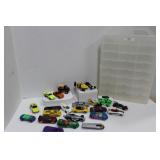 1990's HotWheels & Double Sided Case,All In Great